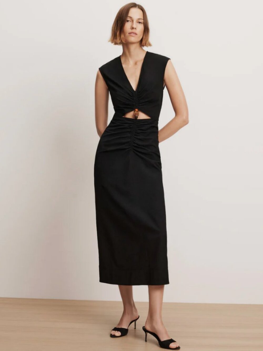NWOT Veronica Beard Marisabel Cutout Midi Dress